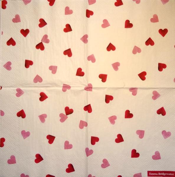 118 Heart / Hearts - 4-ply - Handkerchief